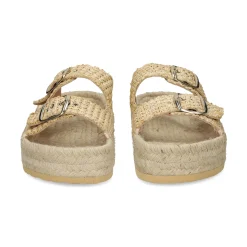 LOVE MOSCHINO Sandalias con plataforma de Mujer JA28393G0M 107 NATURAL
