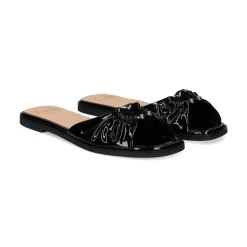 LOVE MOSCHINO Sandalias planas de Mujer JA28142G0M 000 NEGRO