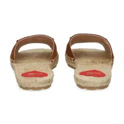 LOVE MOSCHINO Sandalias planas de Mujer JA28371G0O 200 CUERO