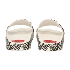 LOVE MOSCHINO Sandalias planas de Mujer JA28112G1G 100 BLANCO