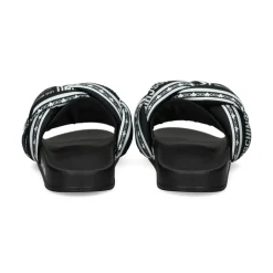 LOVE MOSCHINO Sandalias planas de Mujer JA28312G0O 00A NERO-BIANCO