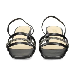 LÓPEZ Sandalias con tacón de Mujer 24529 NEGRO