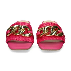 LÓPEZ Sandalias con tacón de Mujer 24521 604 FUXIA