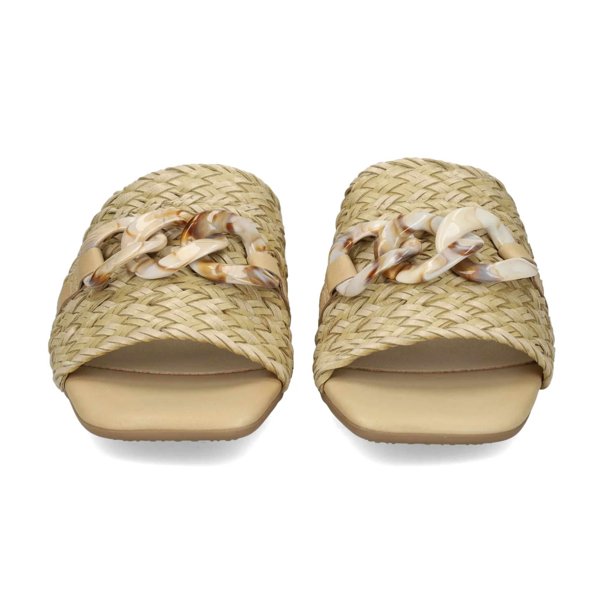 LÓPEZ Sandalias con tacón de Mujer 24524 ARENA