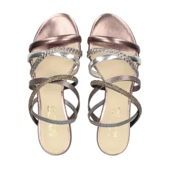 LÓPEZ Sandalias planas de Mujer 24640 MULTI PIRITA