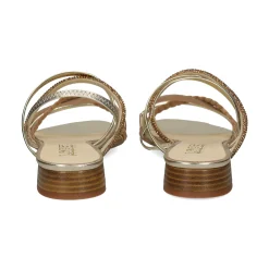 LÓPEZ Sandalias planas de Mujer 24640 MULTI PLATINO