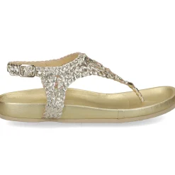 LÓPEZ Sandalias planas de Mujer 24740 PLATINO