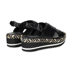 LÓPEZ Sandalias planas de Mujer 22830 NEGRO