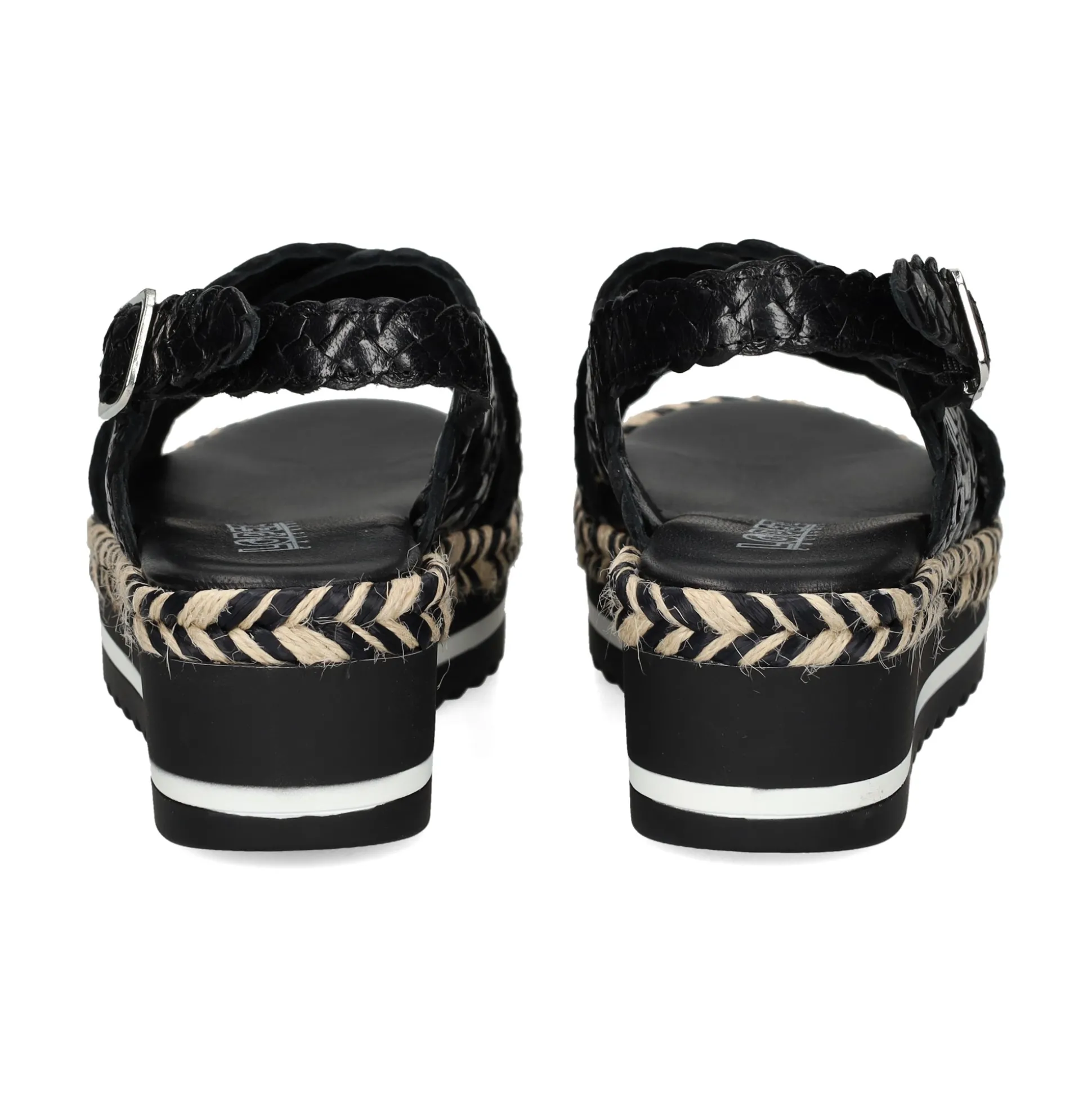 LÓPEZ Sandalias planas de Mujer 22830 NEGRO