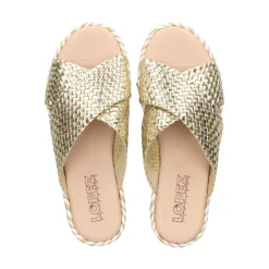 LÓPEZ Sandalias planas de Mujer 16257 FUMO