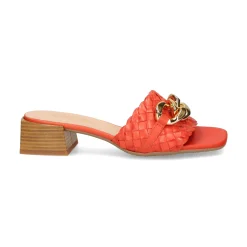 LÓPEZ Sandalias planas de Mujer 22691 NARANJA