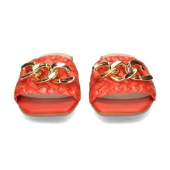 LÓPEZ Sandalias planas de Mujer 22691 NARANJA