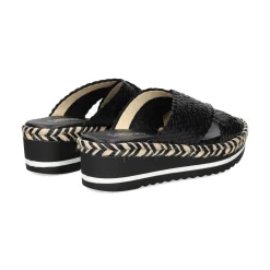 LÓPEZ Sandalias planas de Mujer 16257 NEGRO