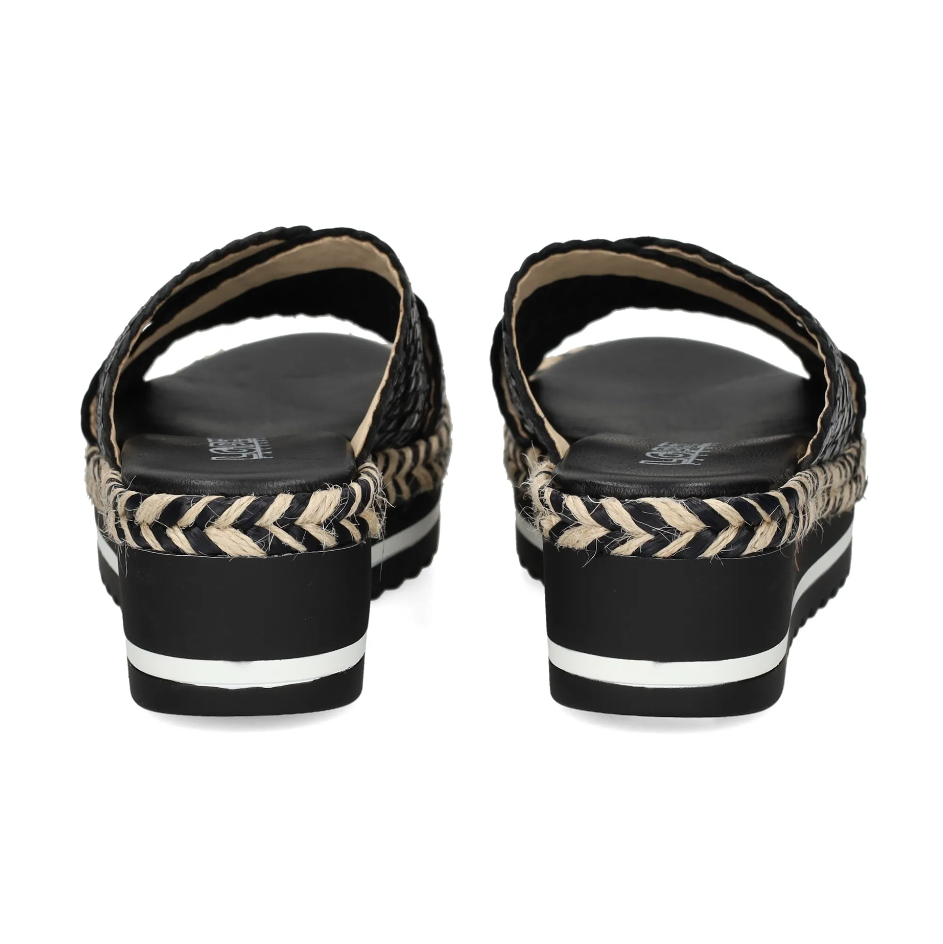 LÓPEZ Sandalias planas de Mujer 16257 NEGRO