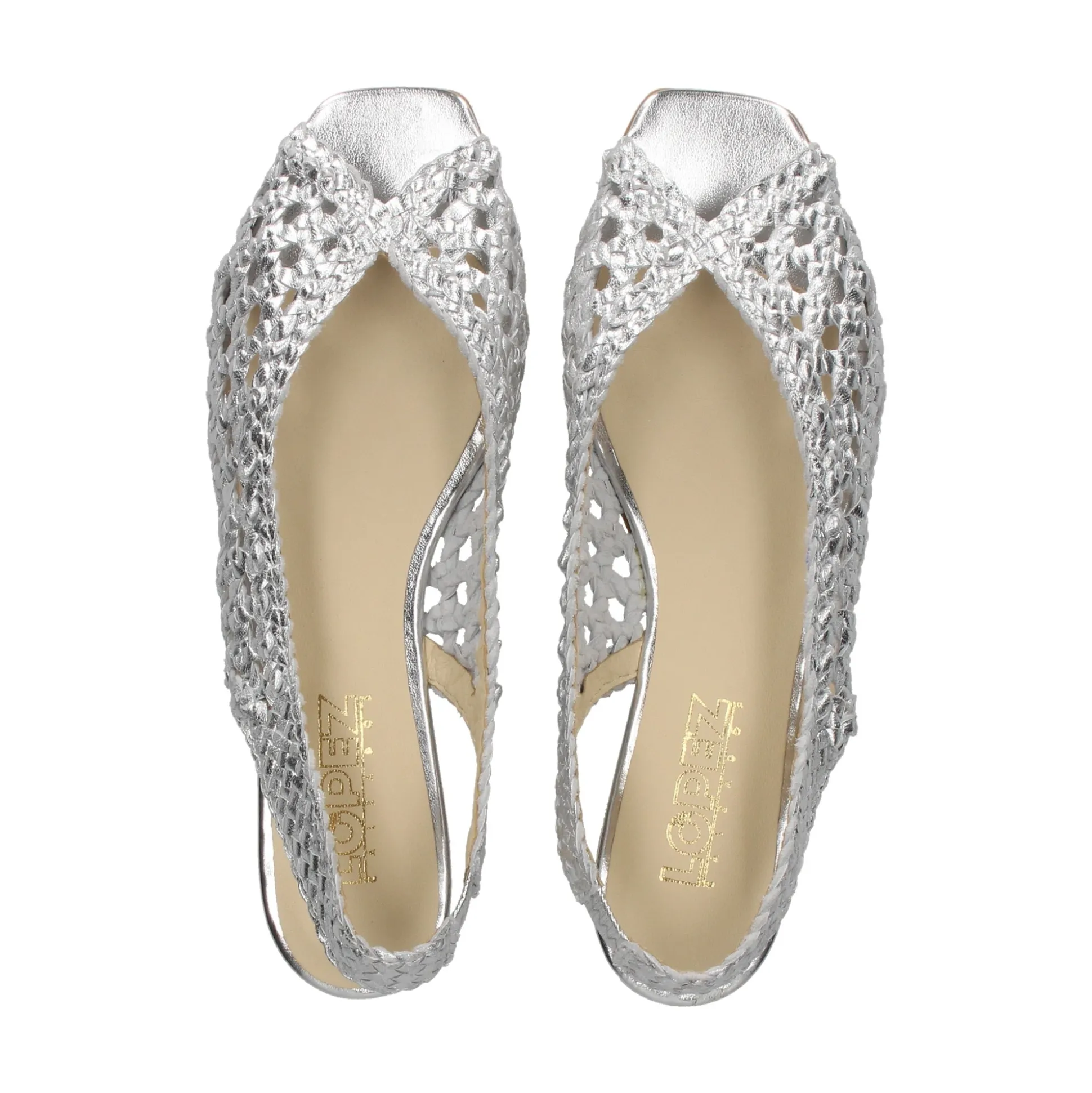 LÓPEZ Zapatos planos de Mujer 21470 SILVER