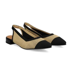 MISS ELASTIC Bailarinas de Mujer 76411 72 CAMEL-NEGRO