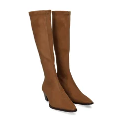 MISS ELASTIC Botas con tacón de Mujer 76281 10 TABACO