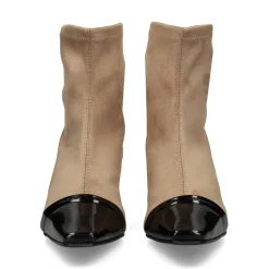 MISS ELASTIC Botines con tacón de Mujer 76152 3F TIERRA/NEGRO