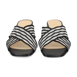 MISS ELASTIC Sandalias con tacón de Mujer 70072 05 NEGRO