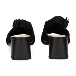 MISS ELASTIC Sandalias con tacón de Mujer 73040 05 NEGRO