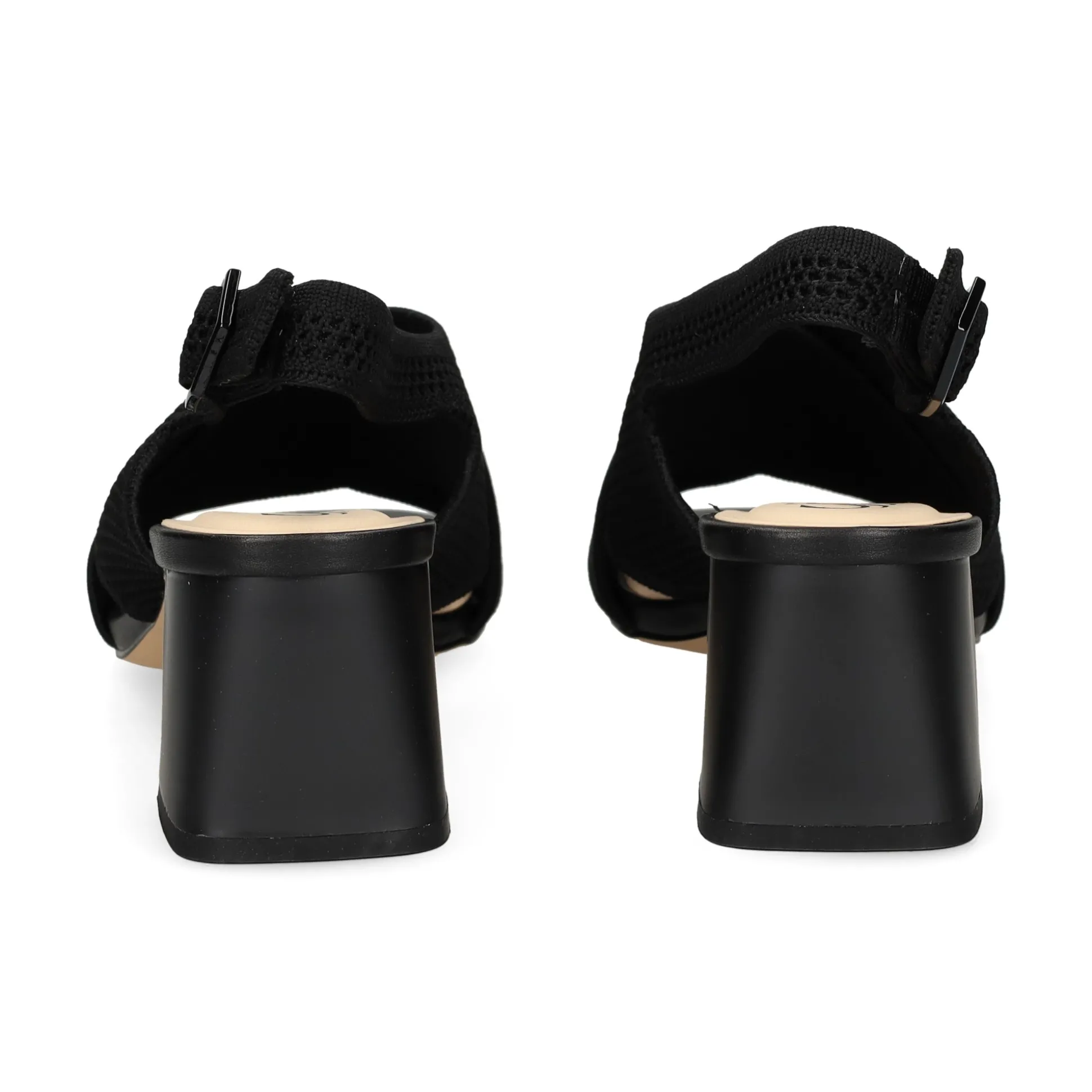 MISS ELASTIC Sandalias con tacón de Mujer 73040 05 NEGRO