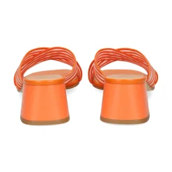 MISS ELASTIC Sandalias con tacón de Mujer 70072 56 MANDARINA