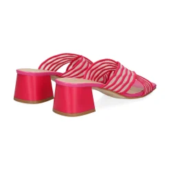 MISS ELASTIC Sandalias con tacón de Mujer 70072 88 FUCSIA