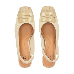 MISS ELASTIC Zapatos de tacón medio de Mujer 76404 3V CREMA/AVENA