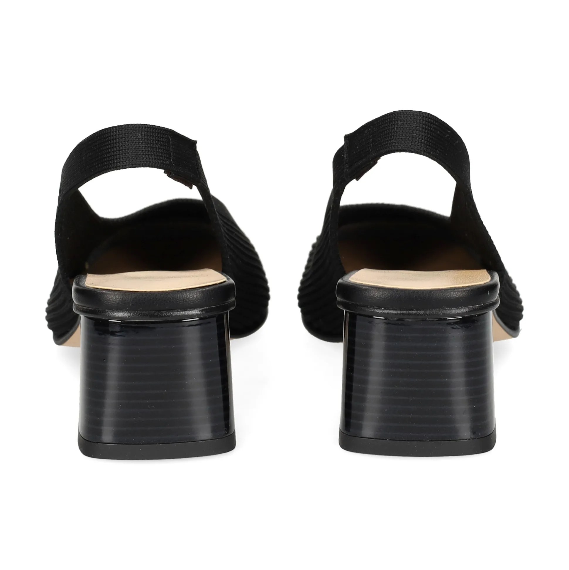 MISS ELASTIC Zapatos de tacón bajo 77007 05 NEGRO