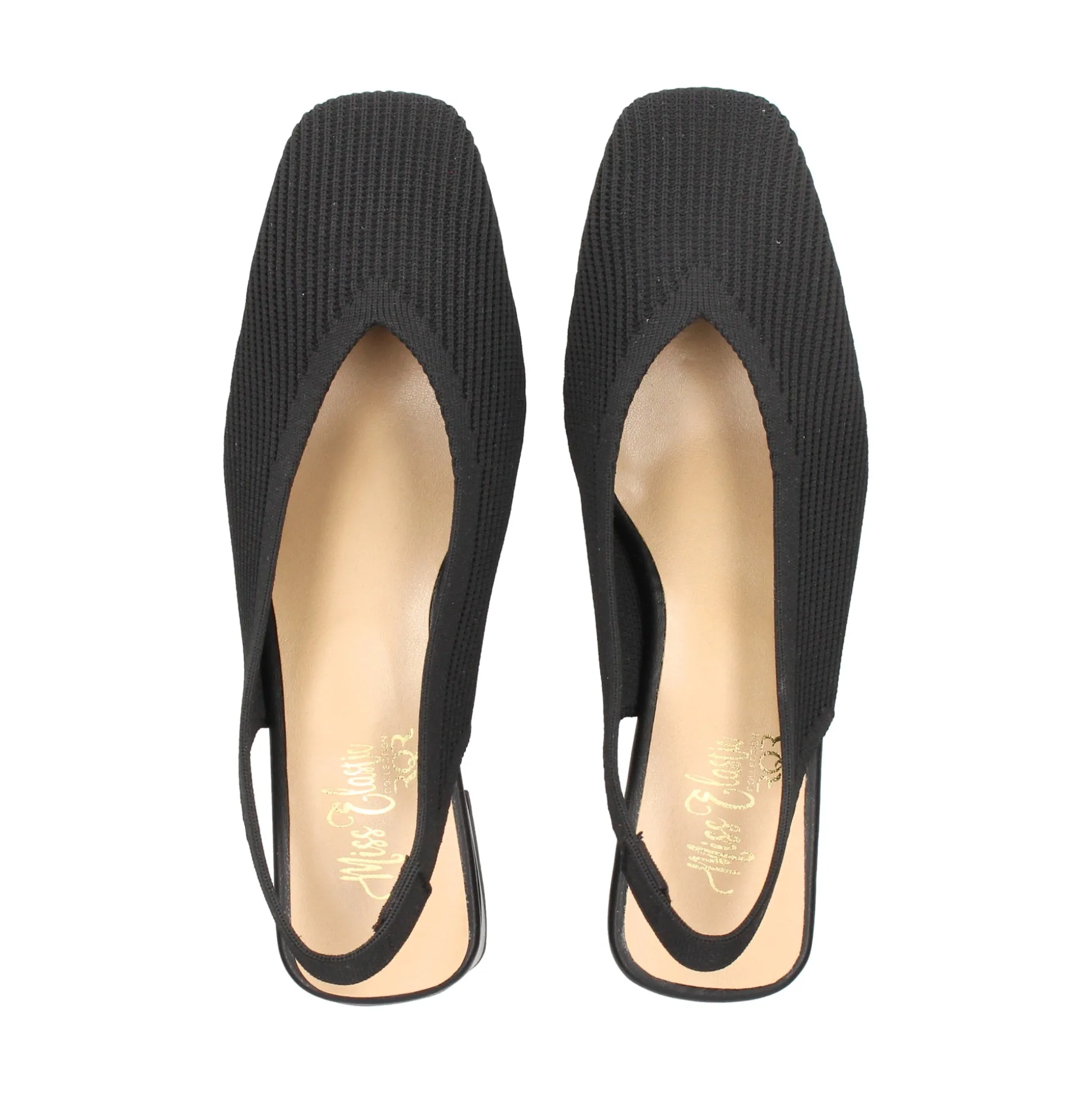 MISS ELASTIC Zapatos de tacón bajo 77007 05 NEGRO