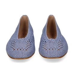 MIUXA Bailarinas de Mujer ISIDORA AZUL JEANS