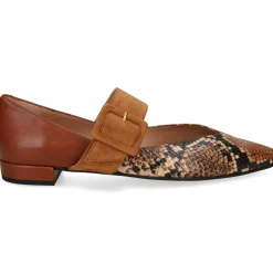 MIUXA Merceditas de Mujer ZABELA MARRON/COGNAC