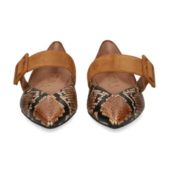 MIUXA Merceditas de Mujer ZABELA MARRON/COGNAC