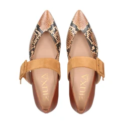 MIUXA Merceditas de Mujer ZABELA MARRON/COGNAC