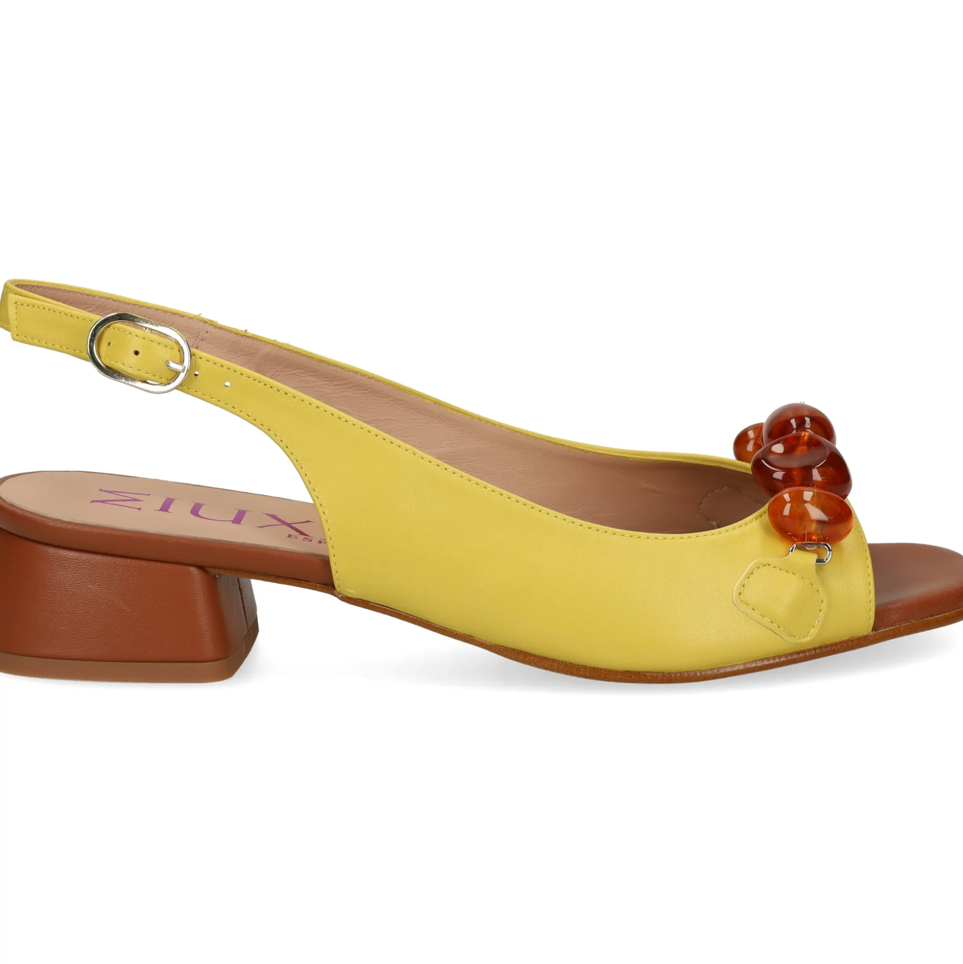 MIUXA Sandalias con tacón de Mujer VEROCA ENEA/BROWN