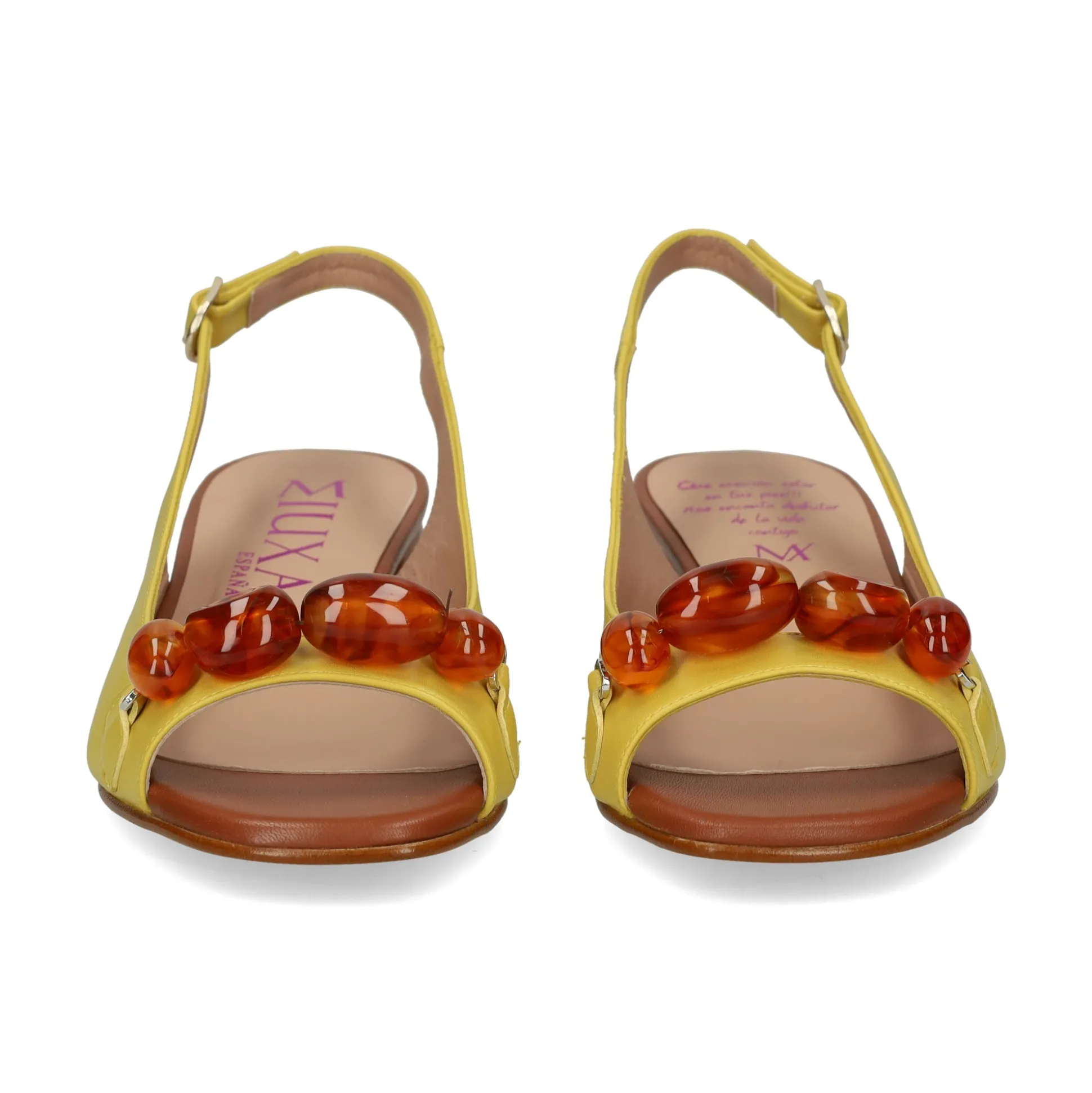 MIUXA Sandalias con tacón de Mujer VEROCA ENEA/BROWN