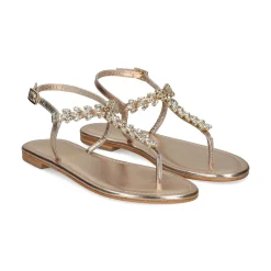 MIUXA Sandalias planas de Mujer XAVI ORO