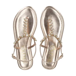 MIUXA Sandalias planas de Mujer XAVI ORO