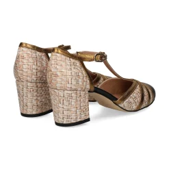 MIUXA Zapatos de tacón bajo Nº 1 NEGRO/LIM/NEPT