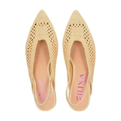 MIUXA Zapatos de tacón bajo PERA BEIGE