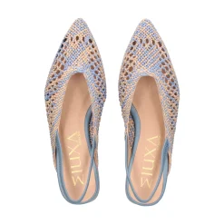 MIUXA Zapatos de tacón bajo PERA MULTI AZUL