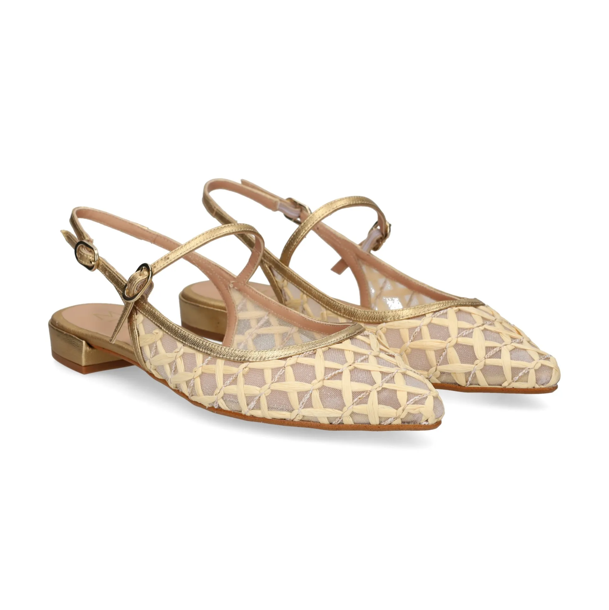 MIUXA Zapatos planos de Mujer ZEZE CAMEL/OPALO