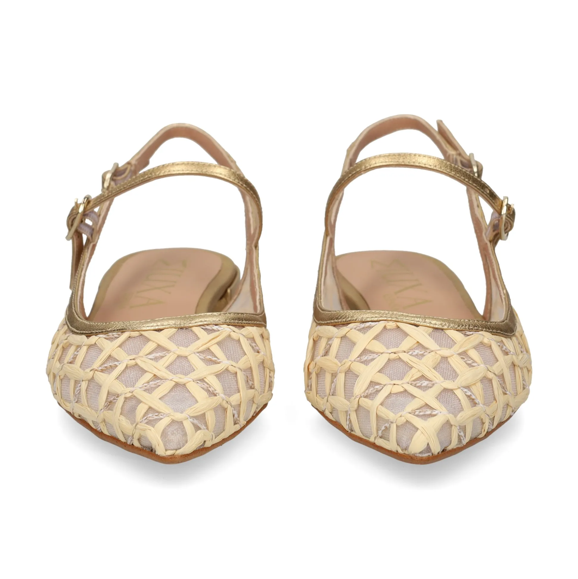 MIUXA Zapatos planos de Mujer ZEZE CAMEL/OPALO