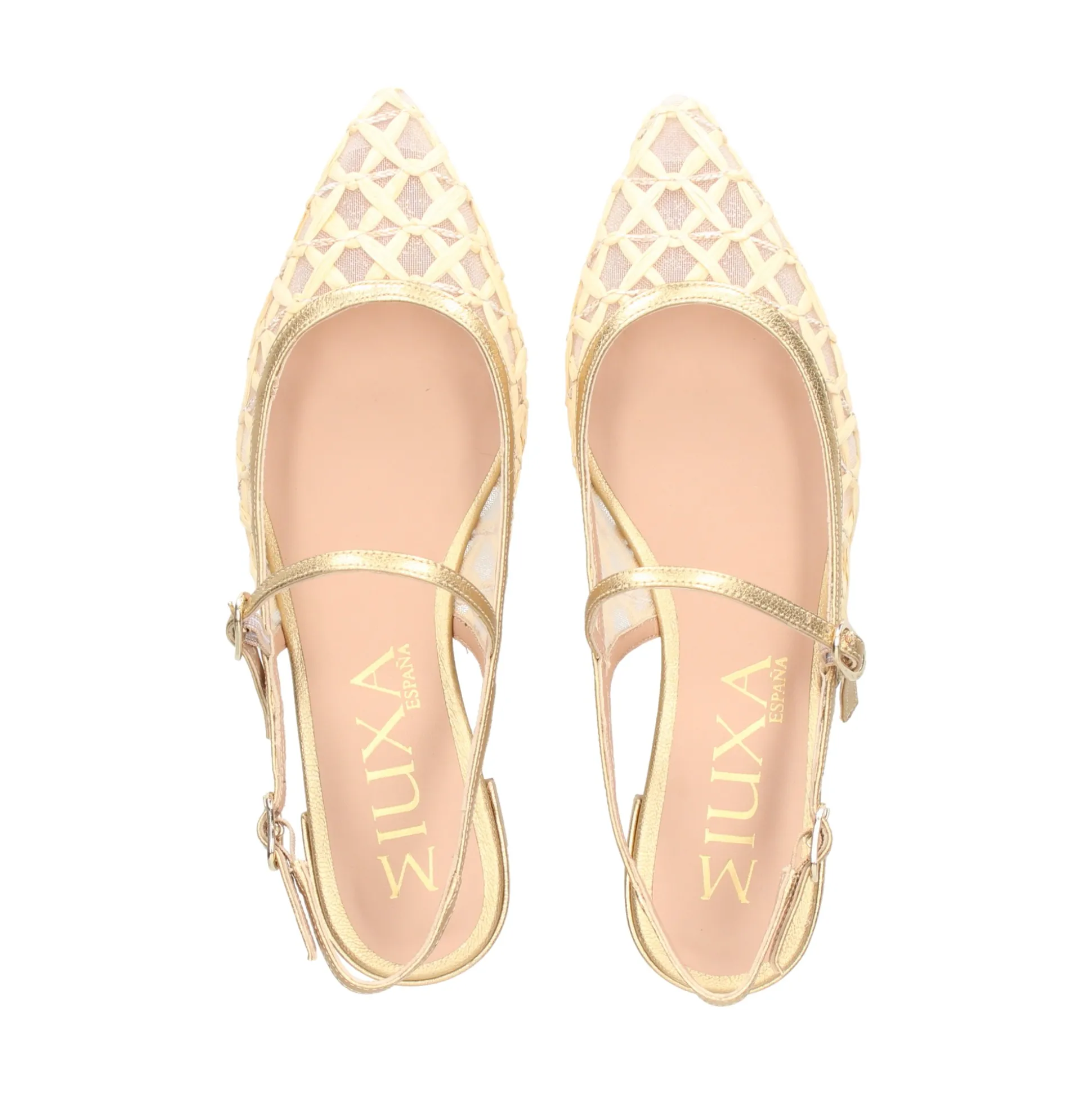 MIUXA Zapatos planos de Mujer ZEZE CAMEL/OPALO