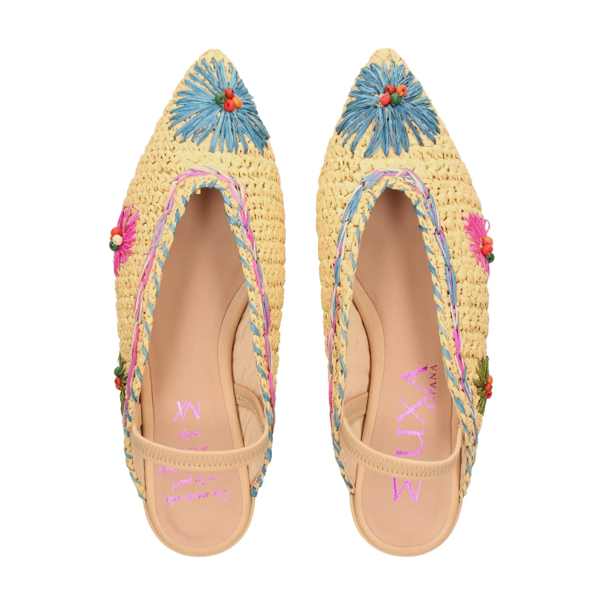 MIUXA Zapatos planos de Mujer ZAOMI NATURAL/CHERISH