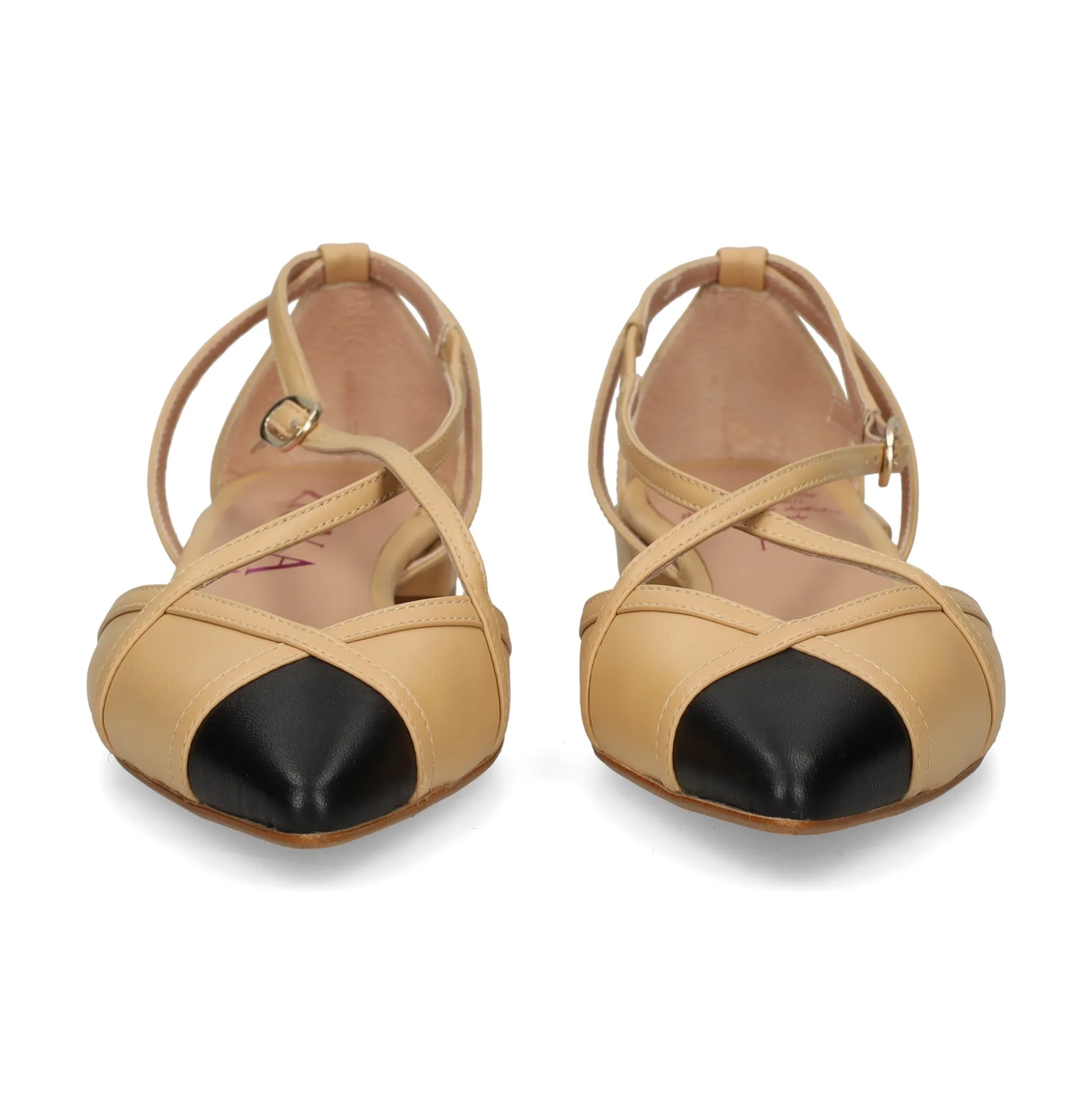 MIUXA Zapatos planos de Mujer ZAKLIO NEGRO/CHERISH