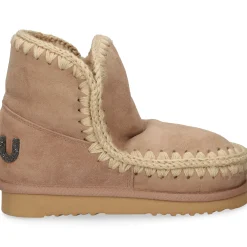 MOU Botines planos de Mujer ESKIMO 18 GLITTER LOGO CAMEL
