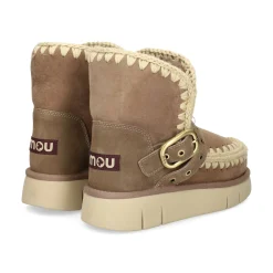 MOU Botines planos de Mujer Bounce boot buckle strap ELGRY