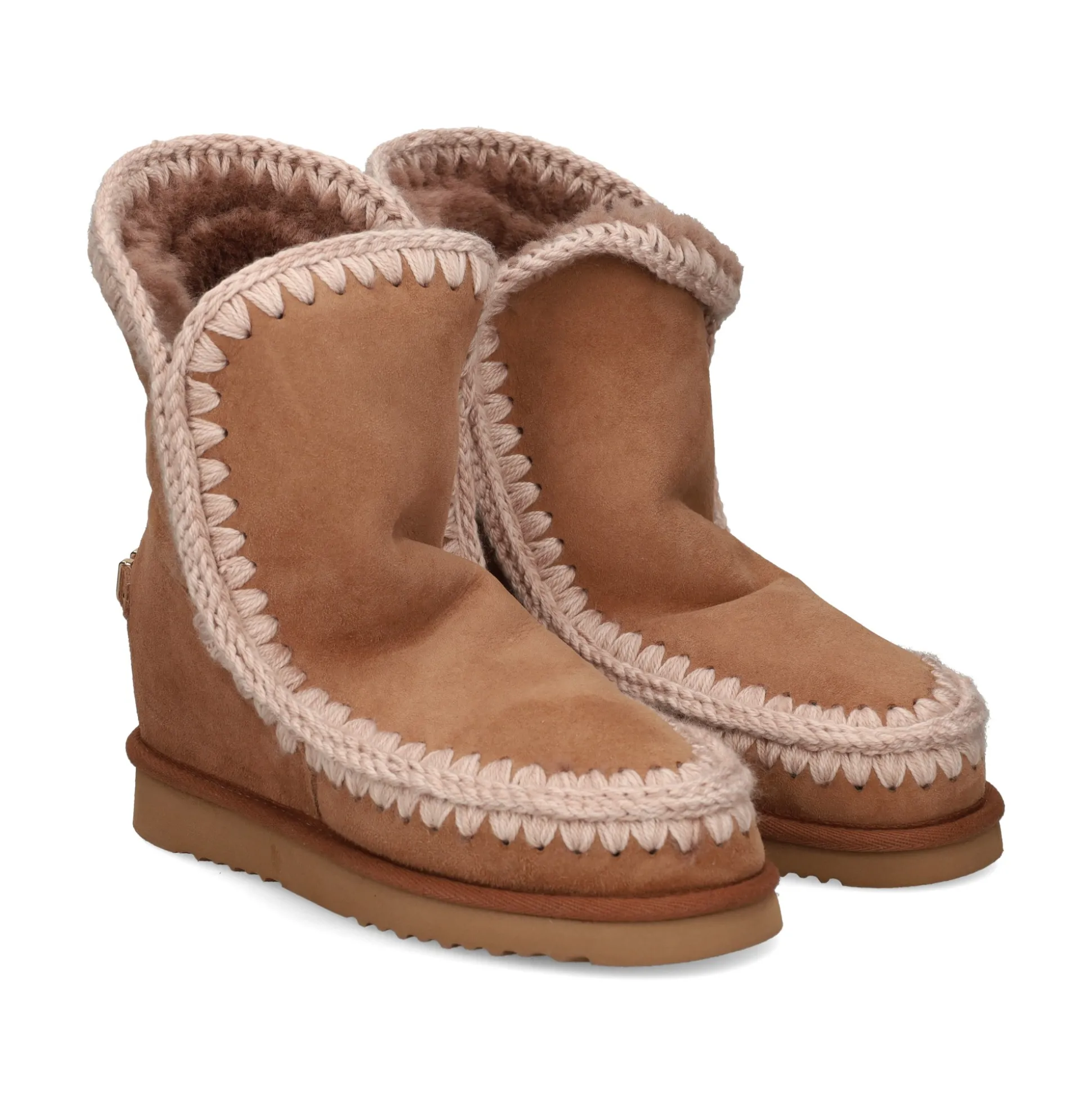 MOU Botines planos de Mujer Inner WedgeSh big metal logo PKBRO