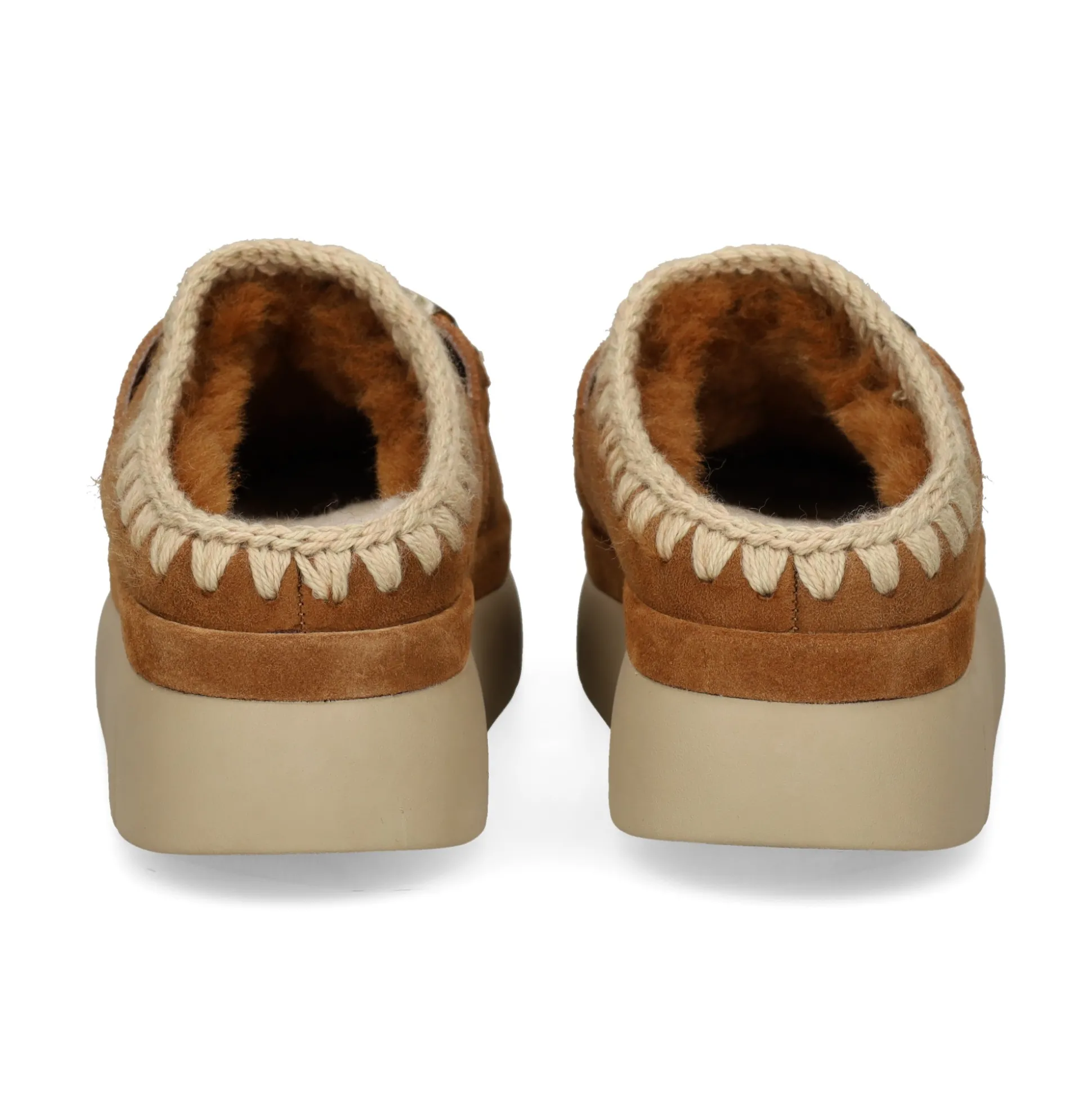 MOU Zuecos de Mujer Bounce welt clog suede COG